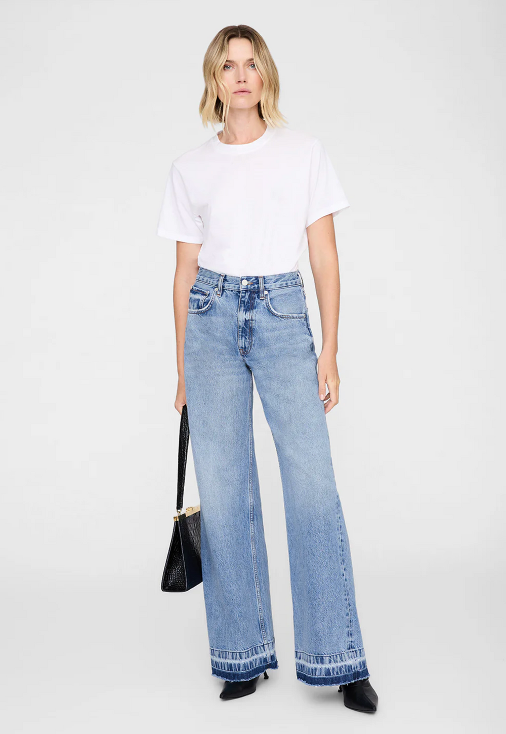 ANINE BING Lewis Jean Caspian Blue - Dale