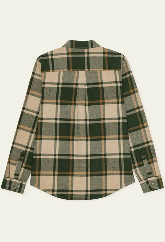 Check Flannel Shirt Rosin Green