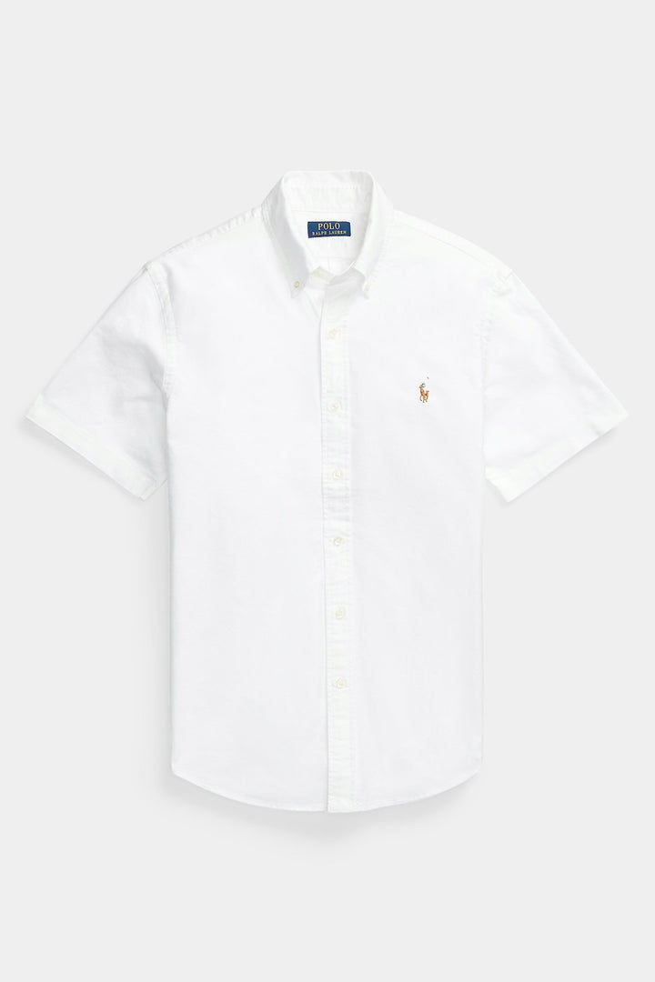 Custom Fit Oxford Shirt White