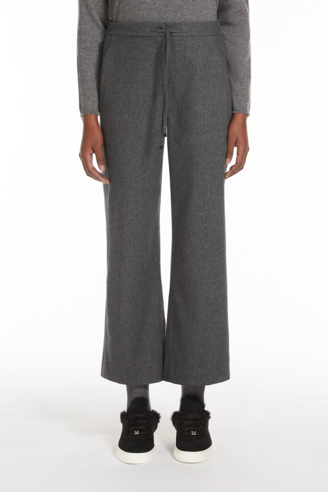 Floria Flannel jogging trousers Grey