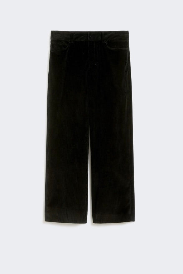 Eneide Corduroy Trouser Black