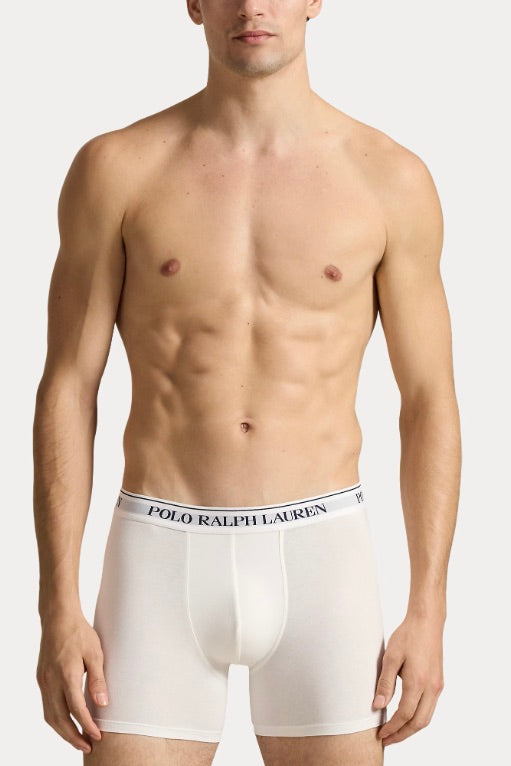 Stretch Cotton Boxer Brief 3-Pack Navy
