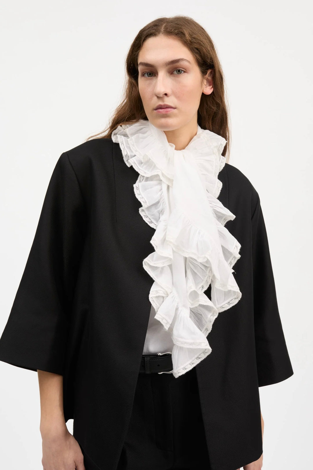 Beatrice Scarf White