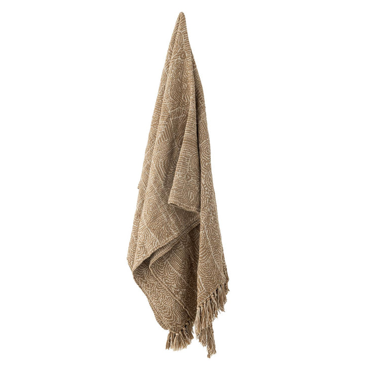 Bresso Throw, Brown, Recycled Cotton