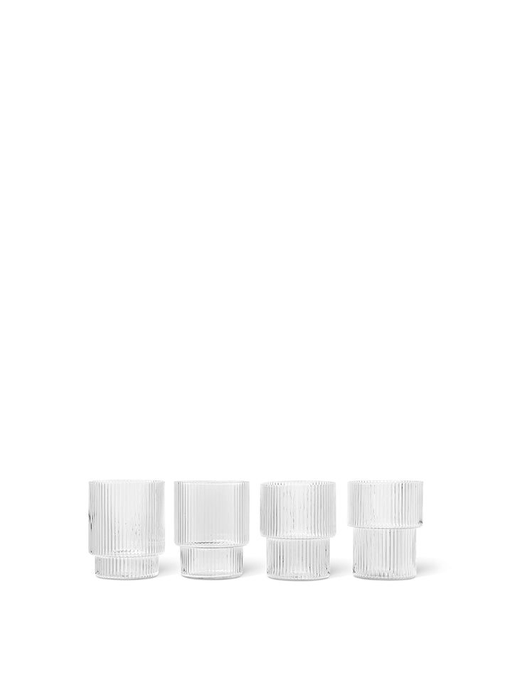 Small Ripple Glass - 4pk