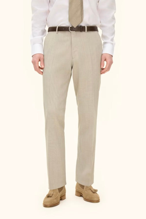 Dandy Wool Trousers Box Beige