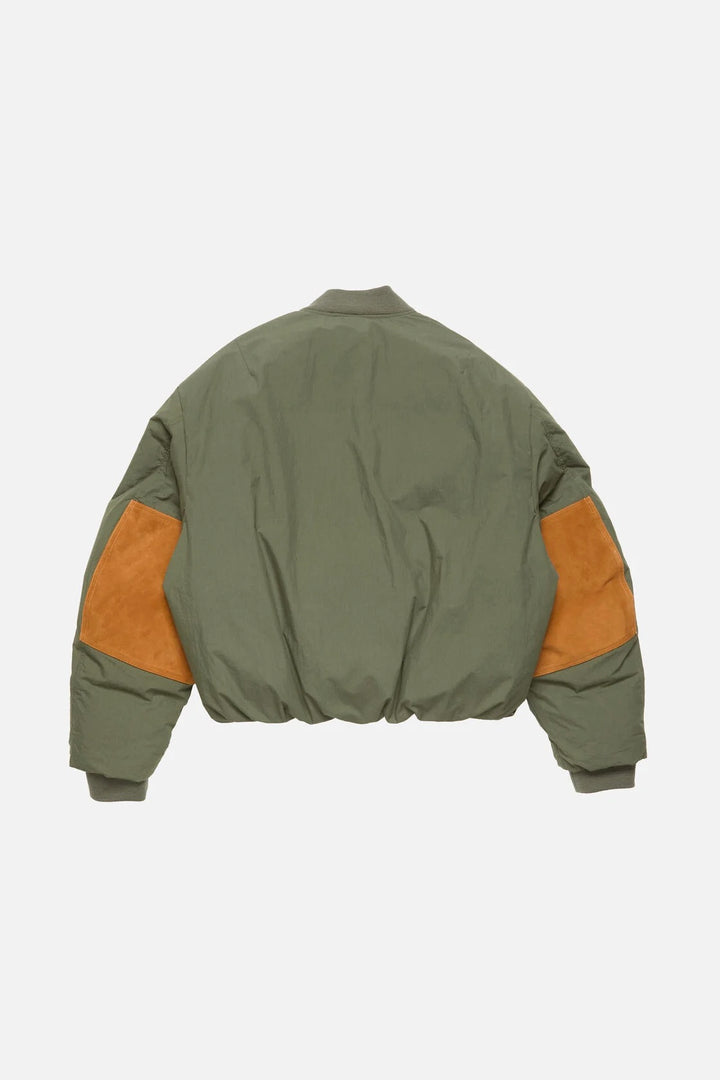 Down Bomber Jacket Cedar Green