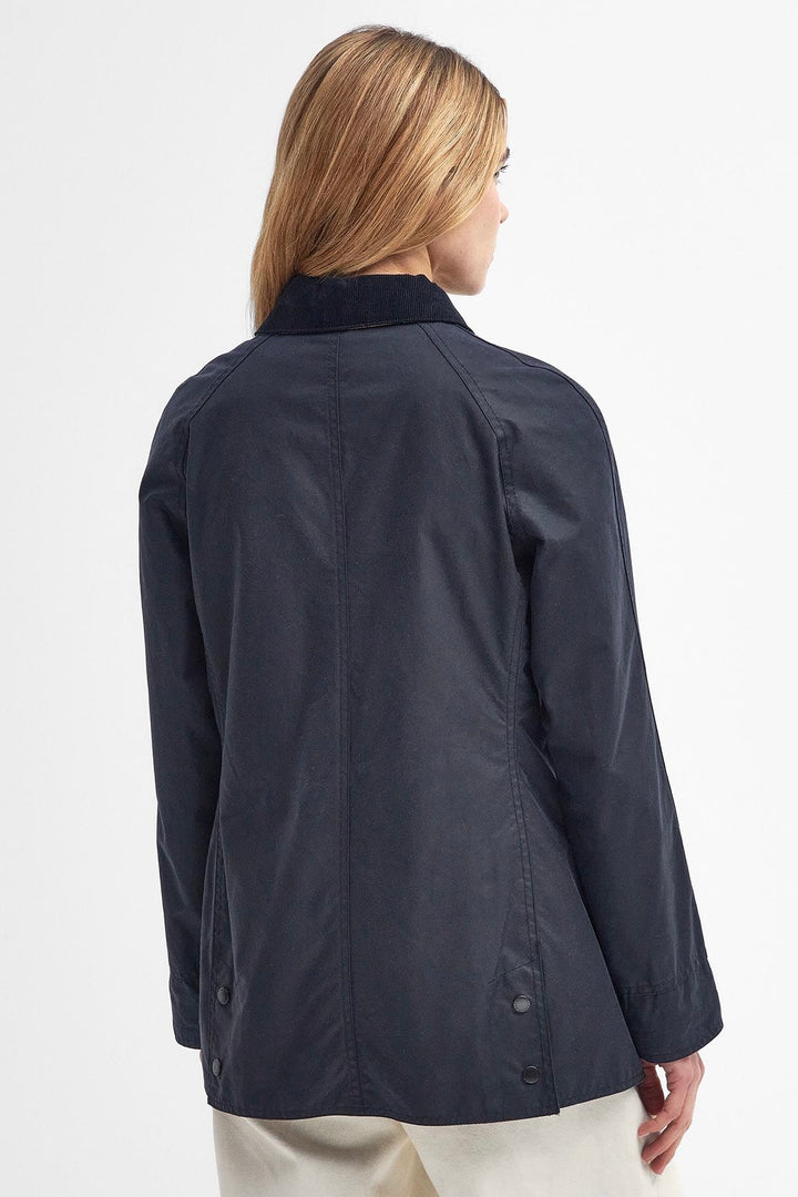 Beadnell Wax Jacket Navy