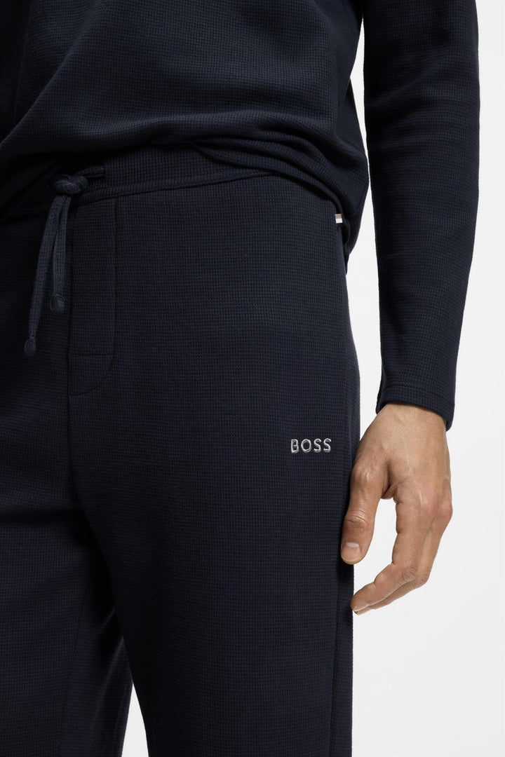 Waffle Pants Cuff Dark Blue