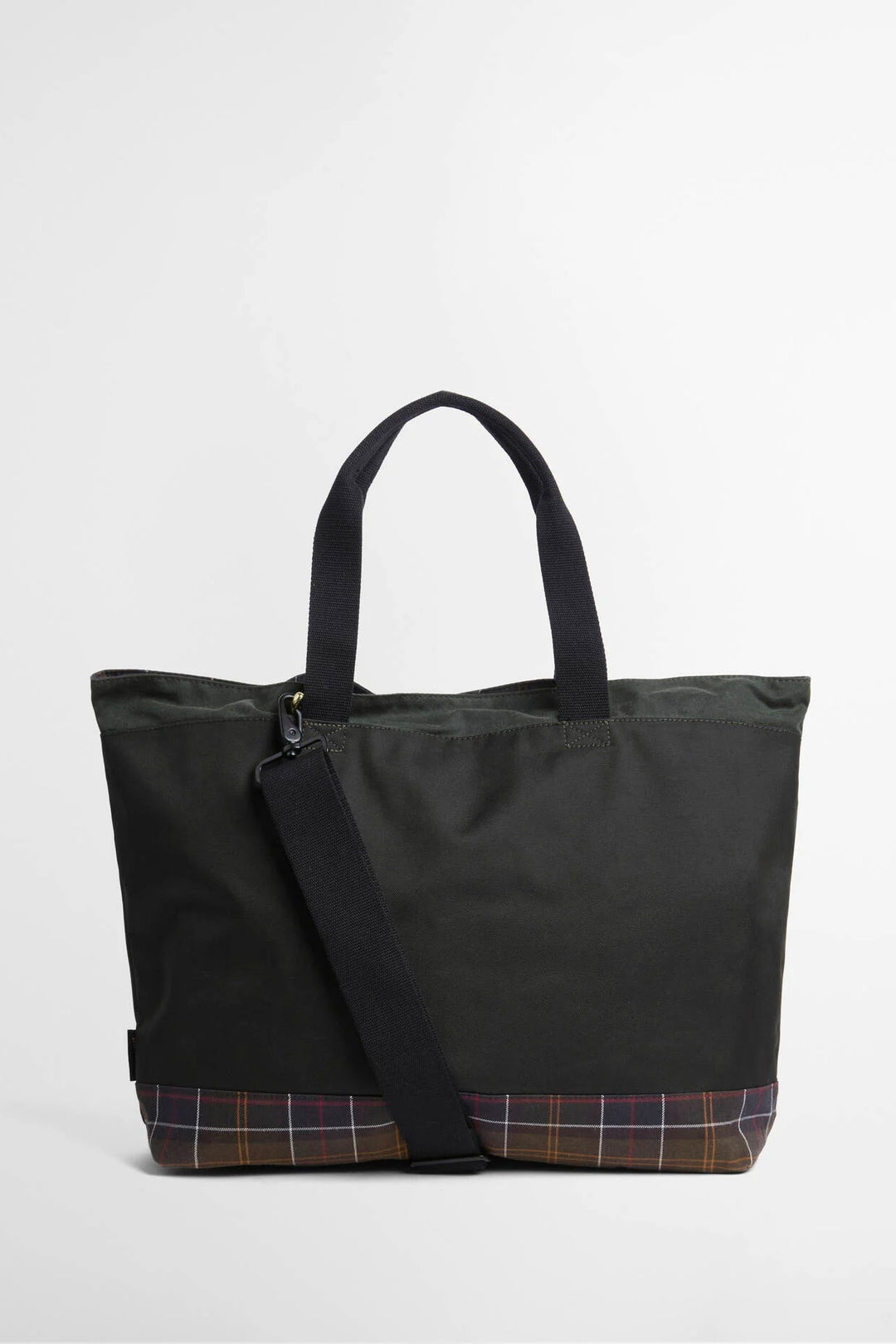 Barbour Field Waxed Tote Bag Sage