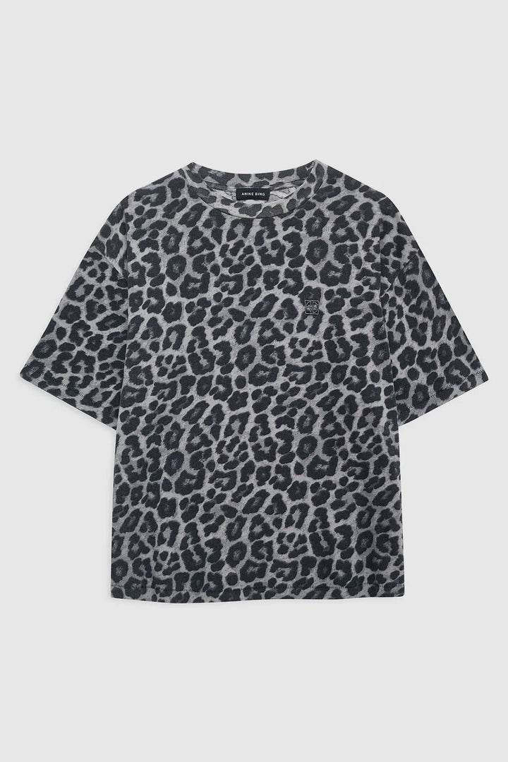 Cohen Tee Grey Leopard
