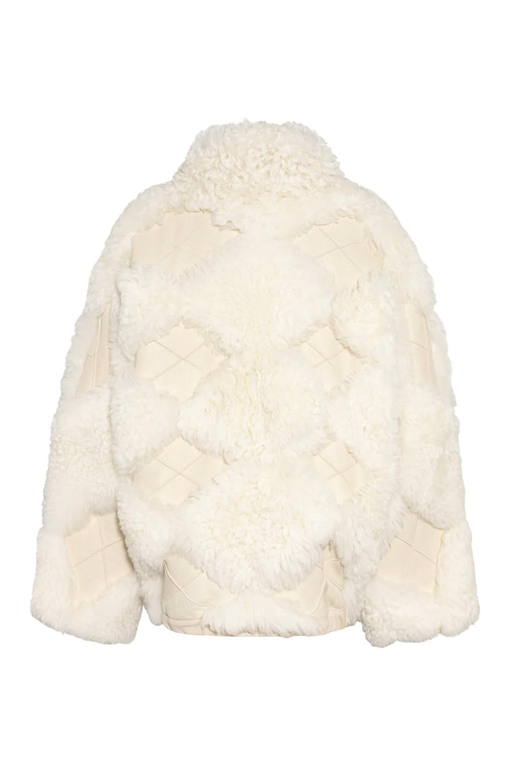 Iceland Shearling Jacket Ivory