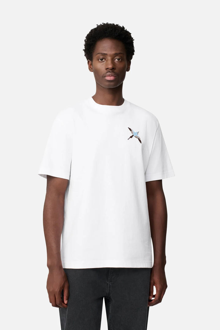 Micro Bee Bird T-shirt White