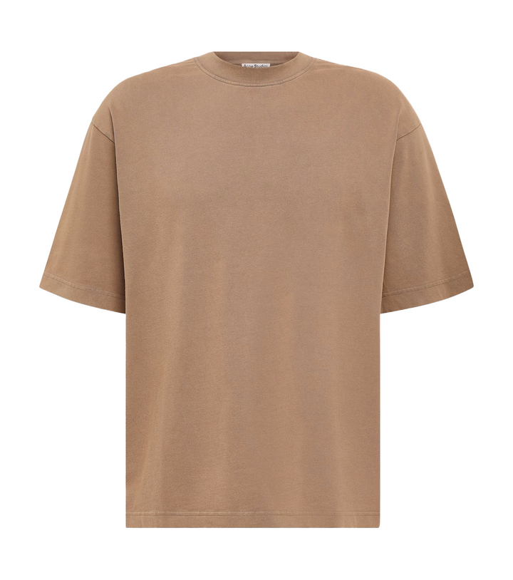 Crew Neck T-shirt Taupe Brown