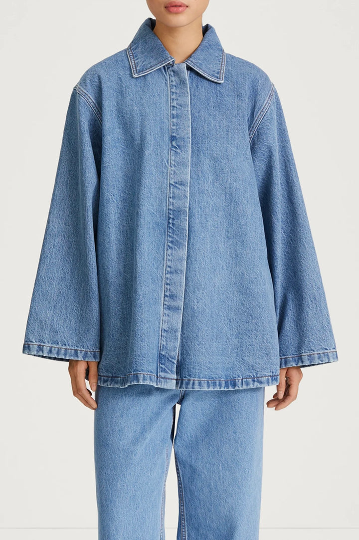 STYLEIN Karen Denim Jacket Vintage Blue - Dale