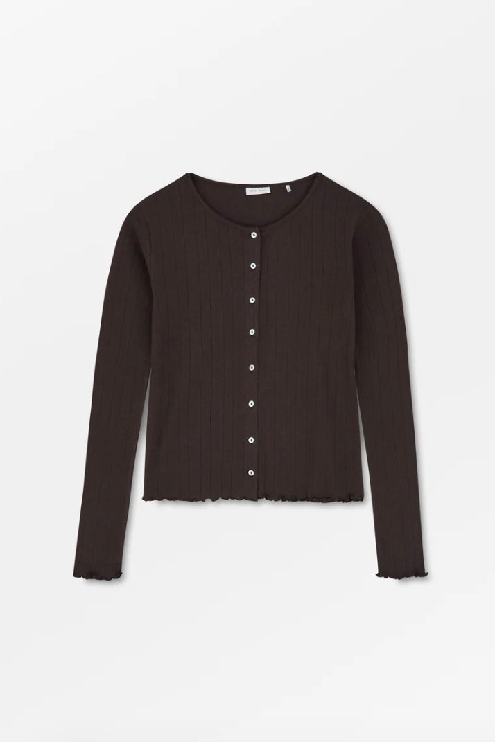 Edie Cardigan Dark Brown