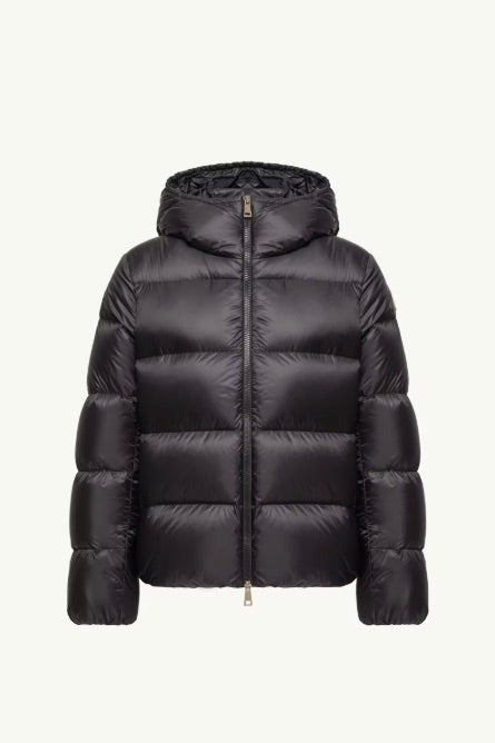 Feligule Hooded Short Down Jacket Black