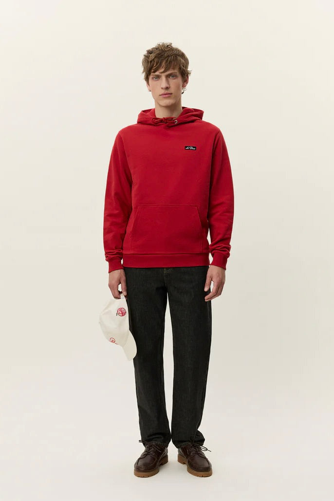 LES DEUX Patch Hoodie Scarlet Sage - Dale