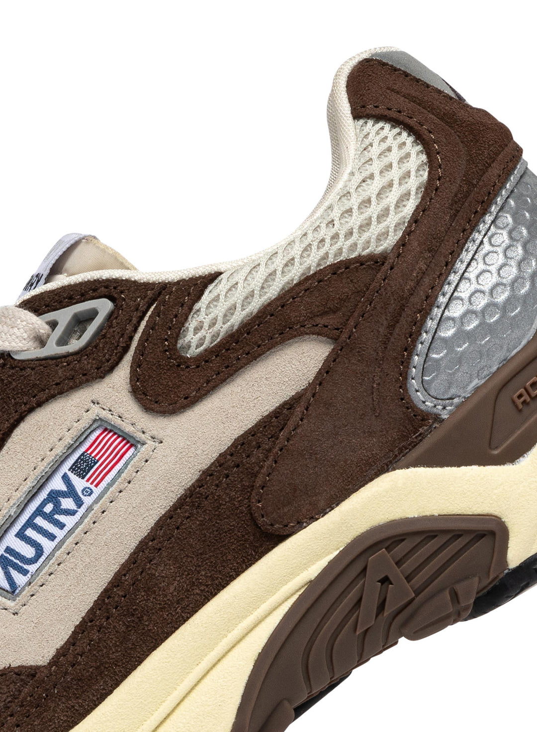 Hyperway Low Women Suede Brown/Silver