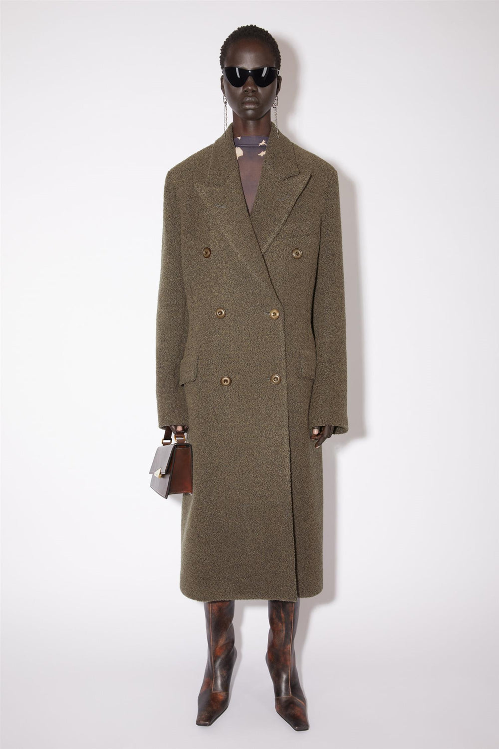 ACNE STUDIOS - DOUBLE-BREASTED WOOL COAT - Dale
