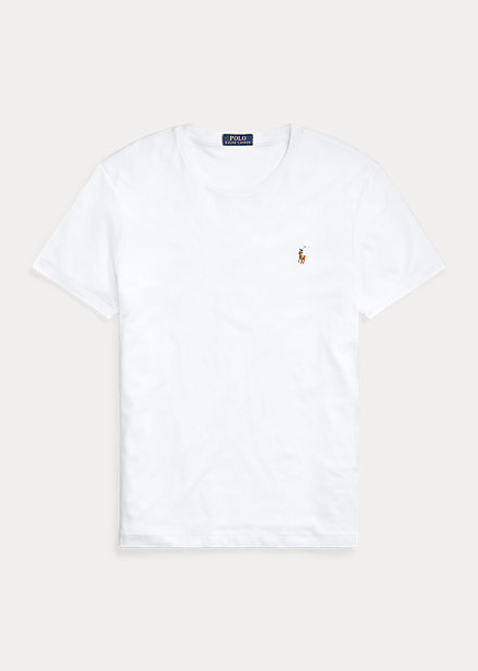 Custom Slim Fit Soft Cotton T-Shirt White