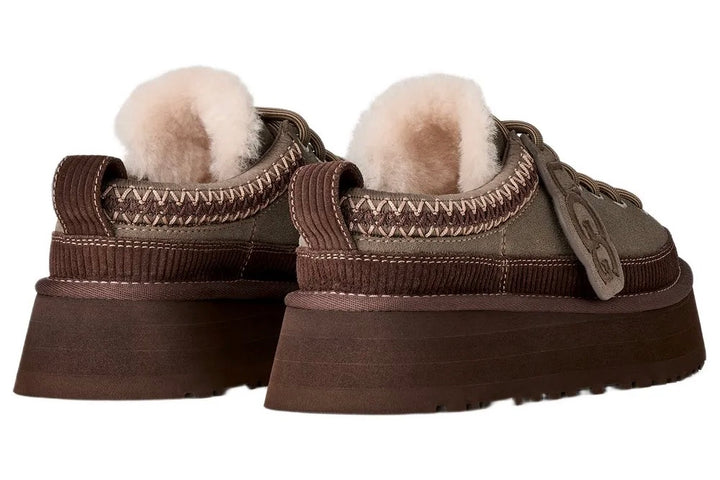 W Heritage Lace-Up Slipper Dried Oregano