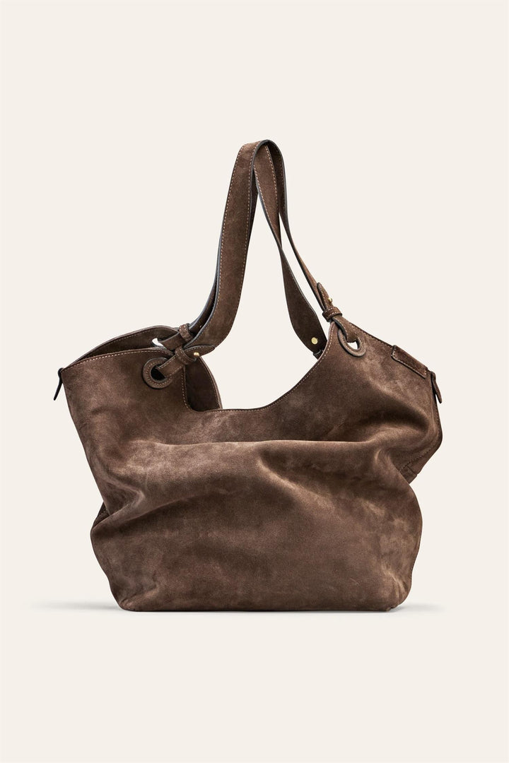 Soho Hobo Umber Suede