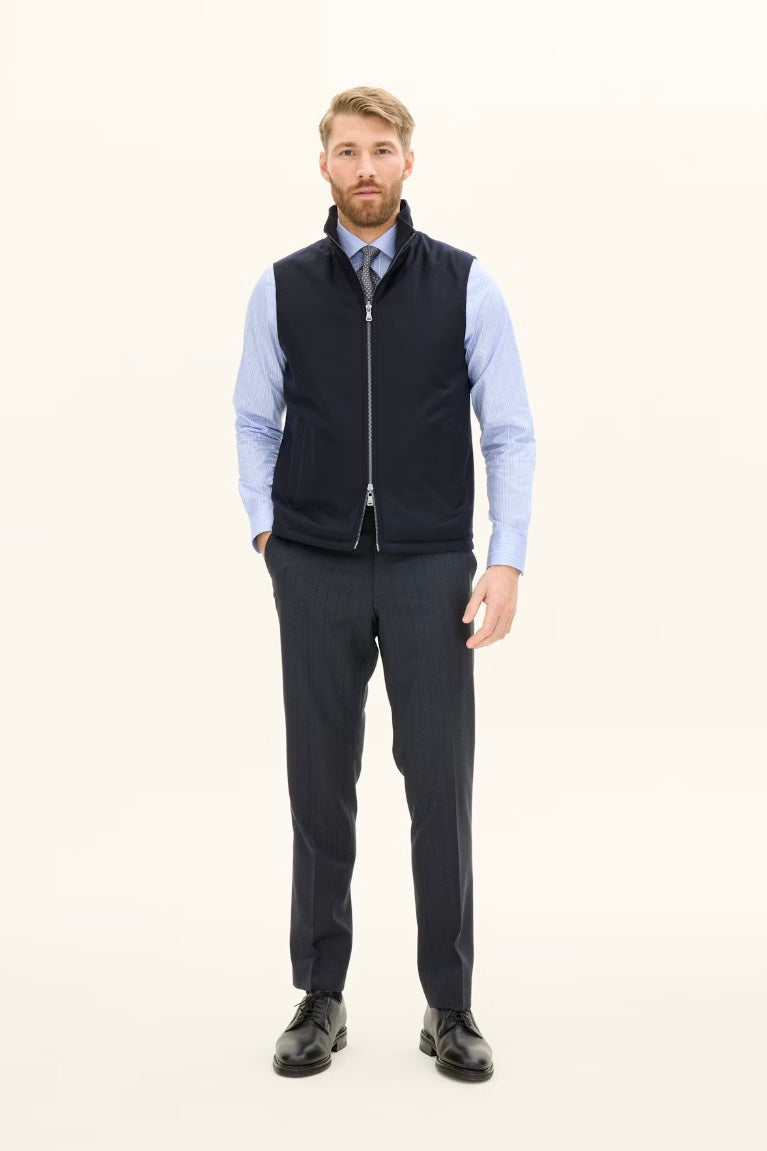 Reversible Padded Vest Navy