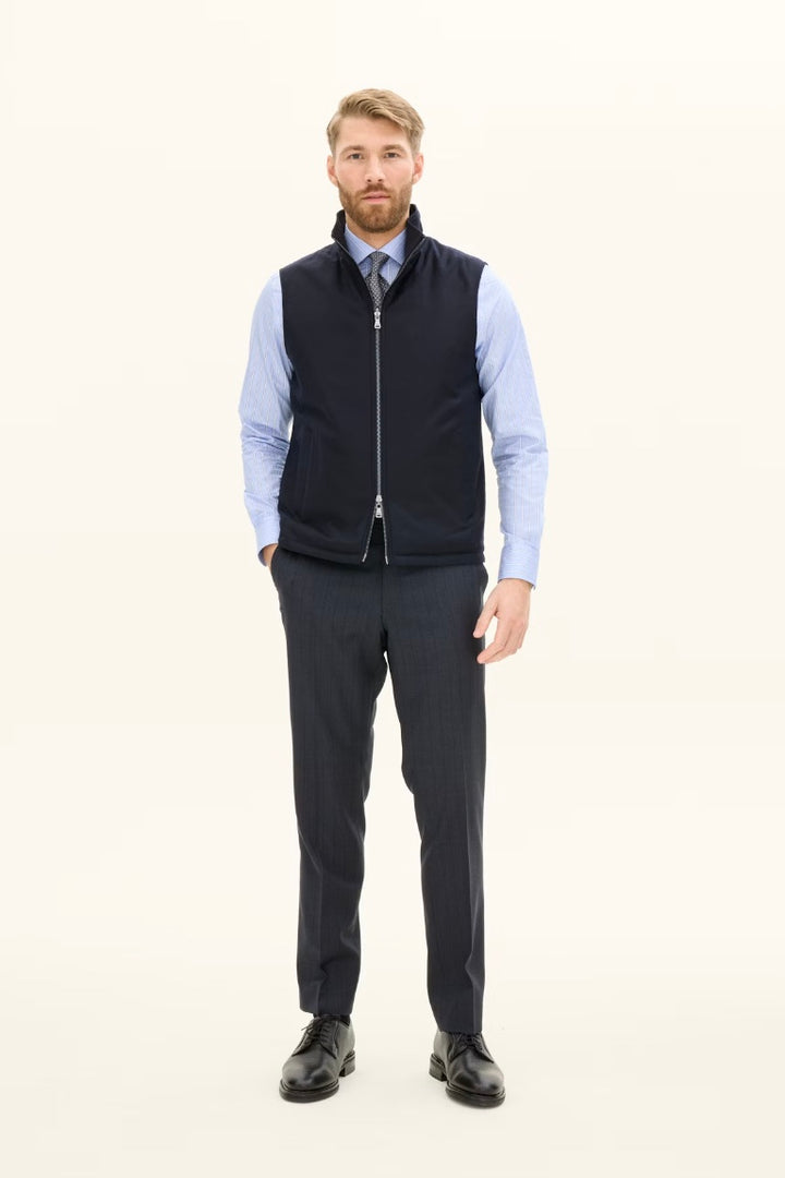 Reversible Padded Vest Navy