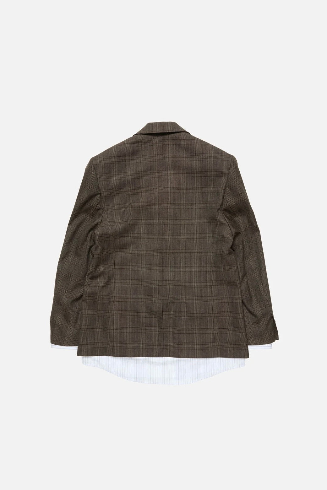 Layered Wool Suit Jacket