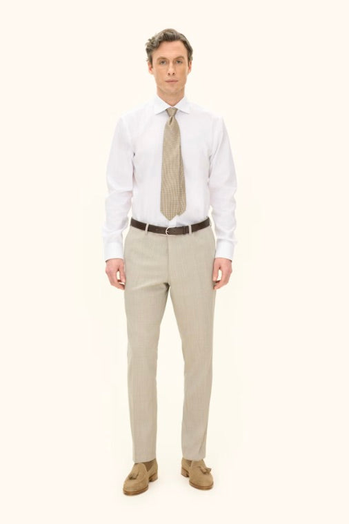Dandy Wool Trousers Box Beige