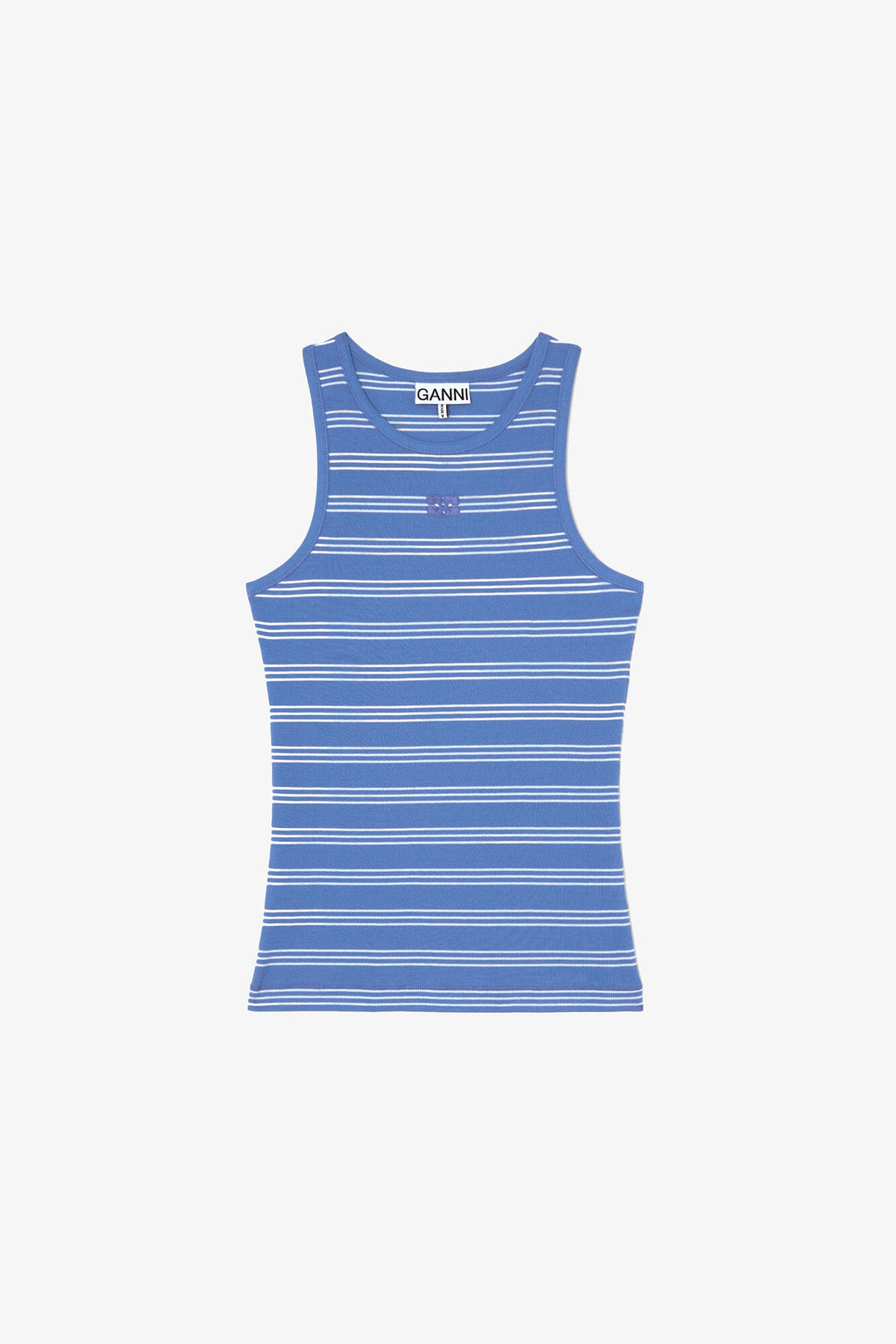 Soft Cotton Rib Stripe Tank