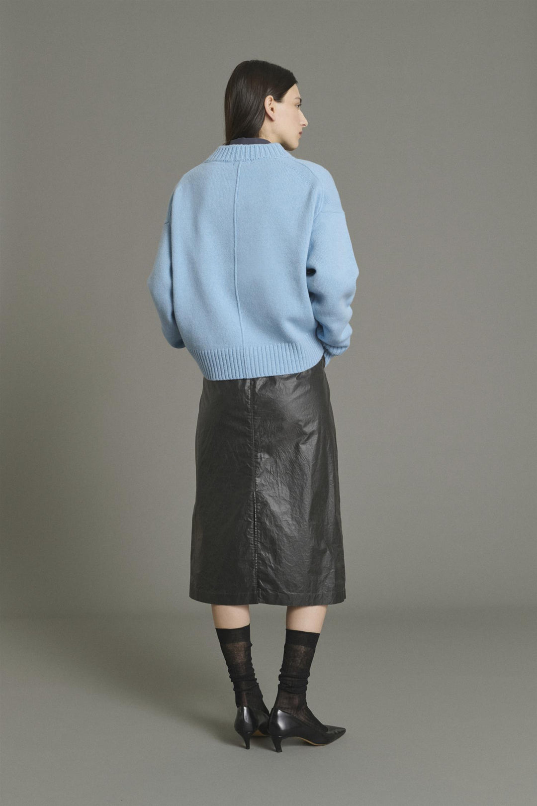 Julie Merino Pullover Clear Blue