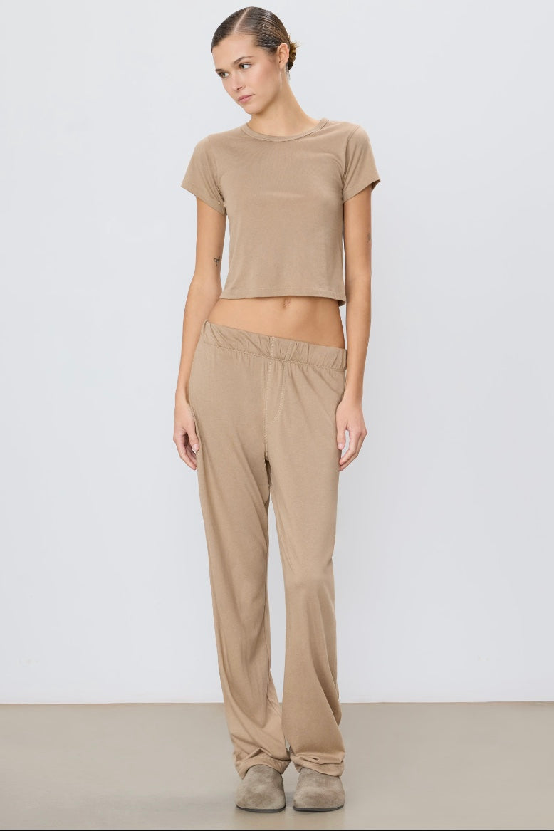 ETERNE Lounge Pant Taupe Beige - Dale