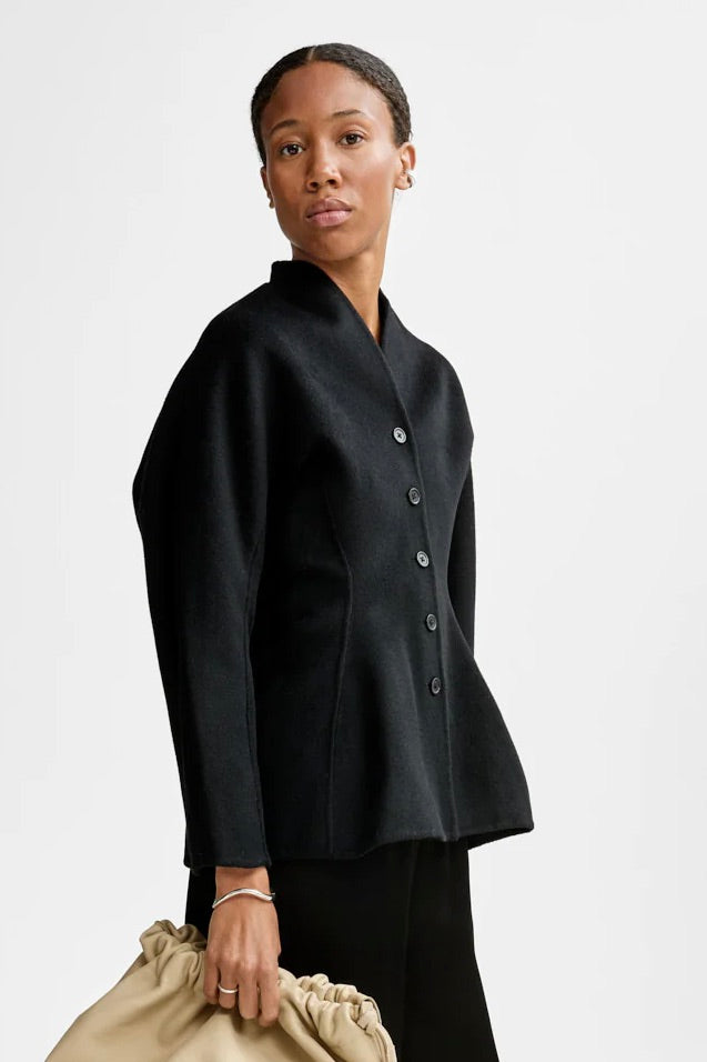 Nadina Wool Jacket Black