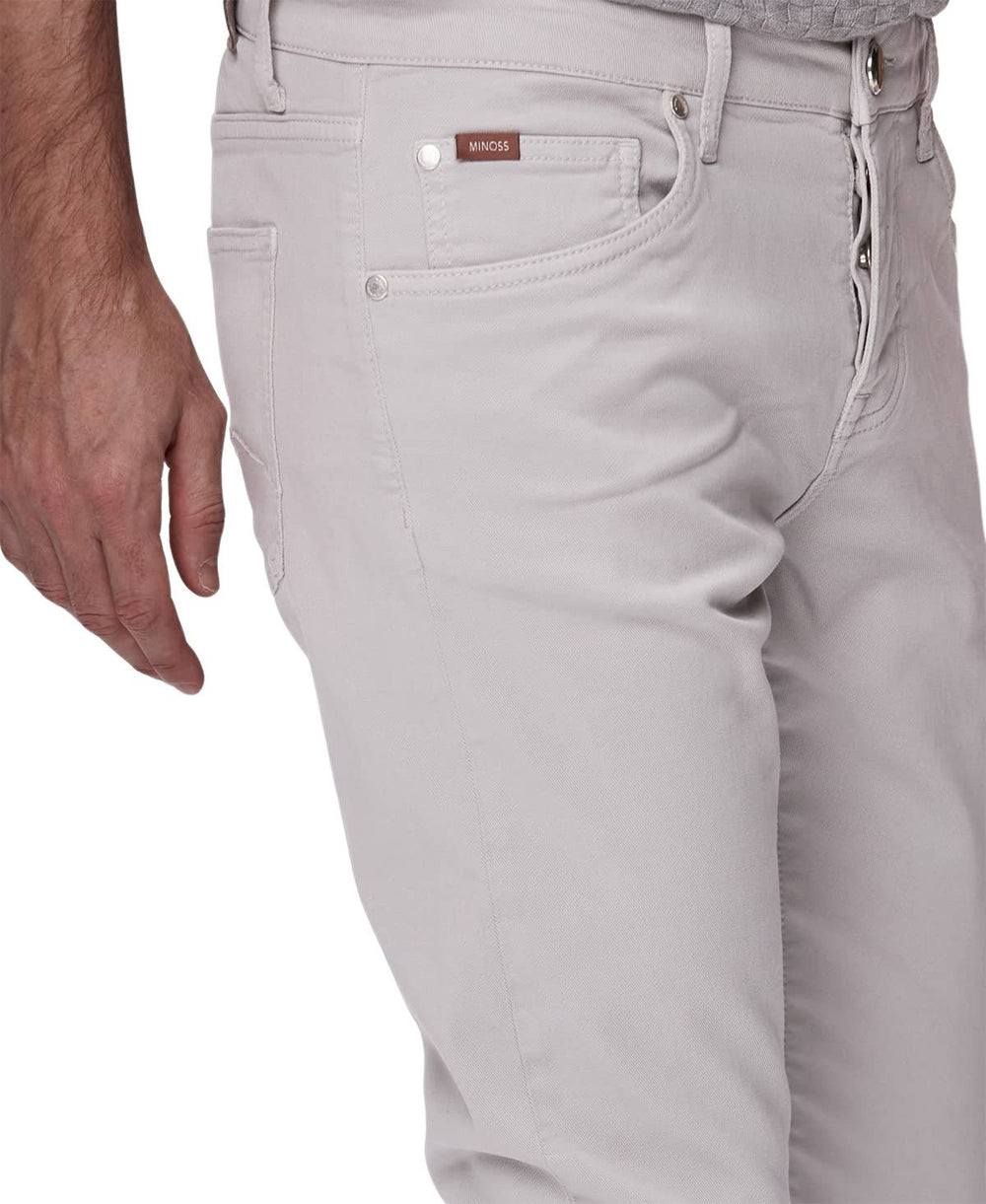 MINOSS 5-PKT CLYO STRETCH SAP BEIGE - Dale