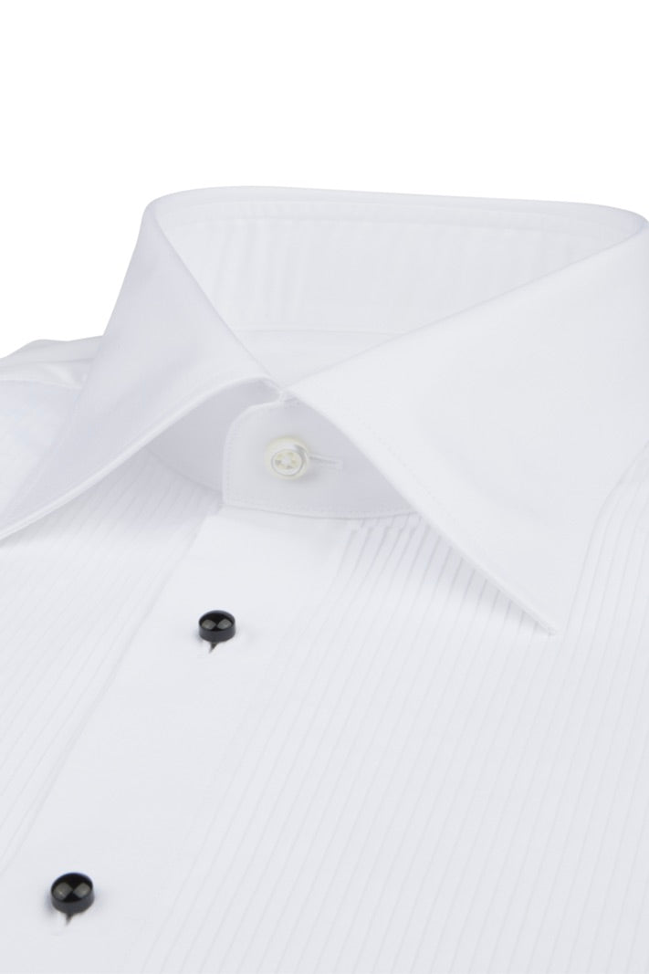Regular, C56 Fit Front Open Pleats DR Cuff White