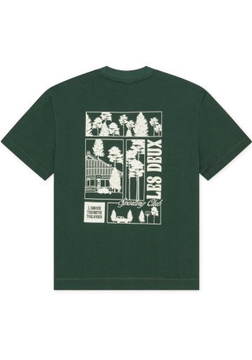 Woods Heavyweight T-Shirt Darkest Spruce Green