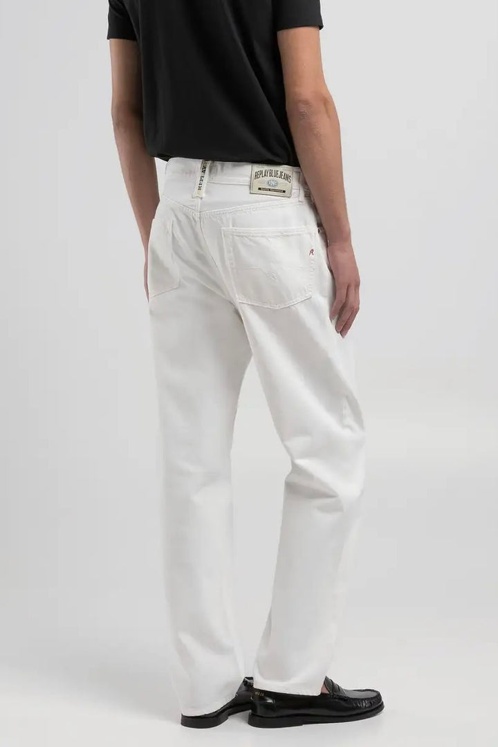 REPLAY M9Z1 Straight Fit Jeans Natural White - Dale
