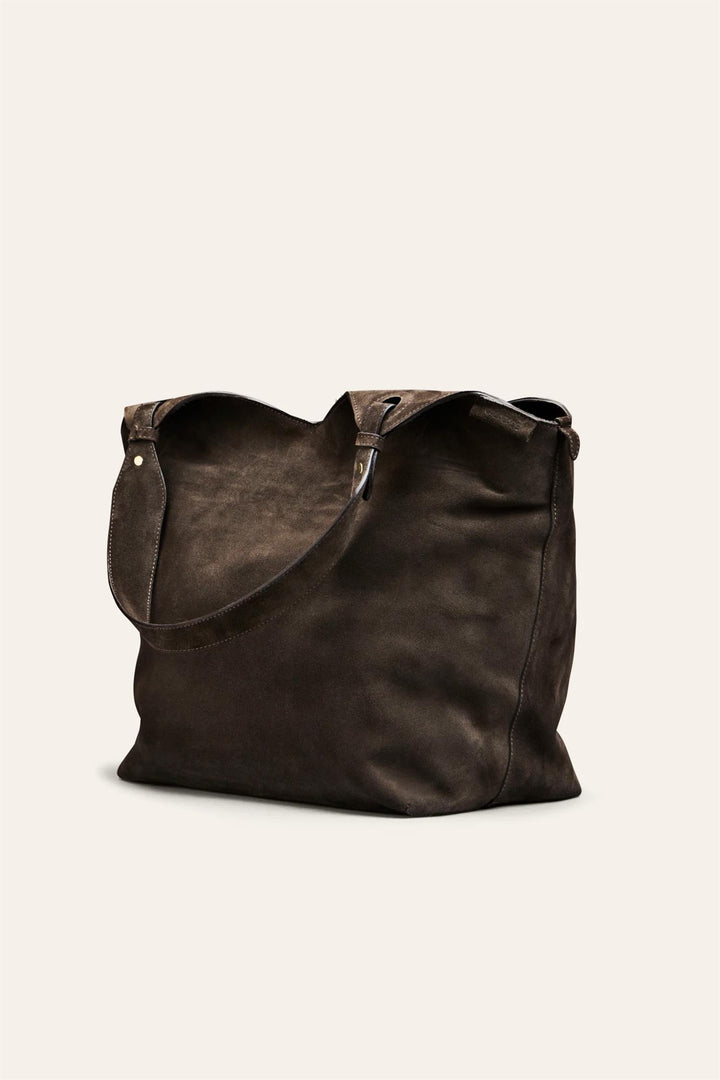 Soho Hobo Umber Suede