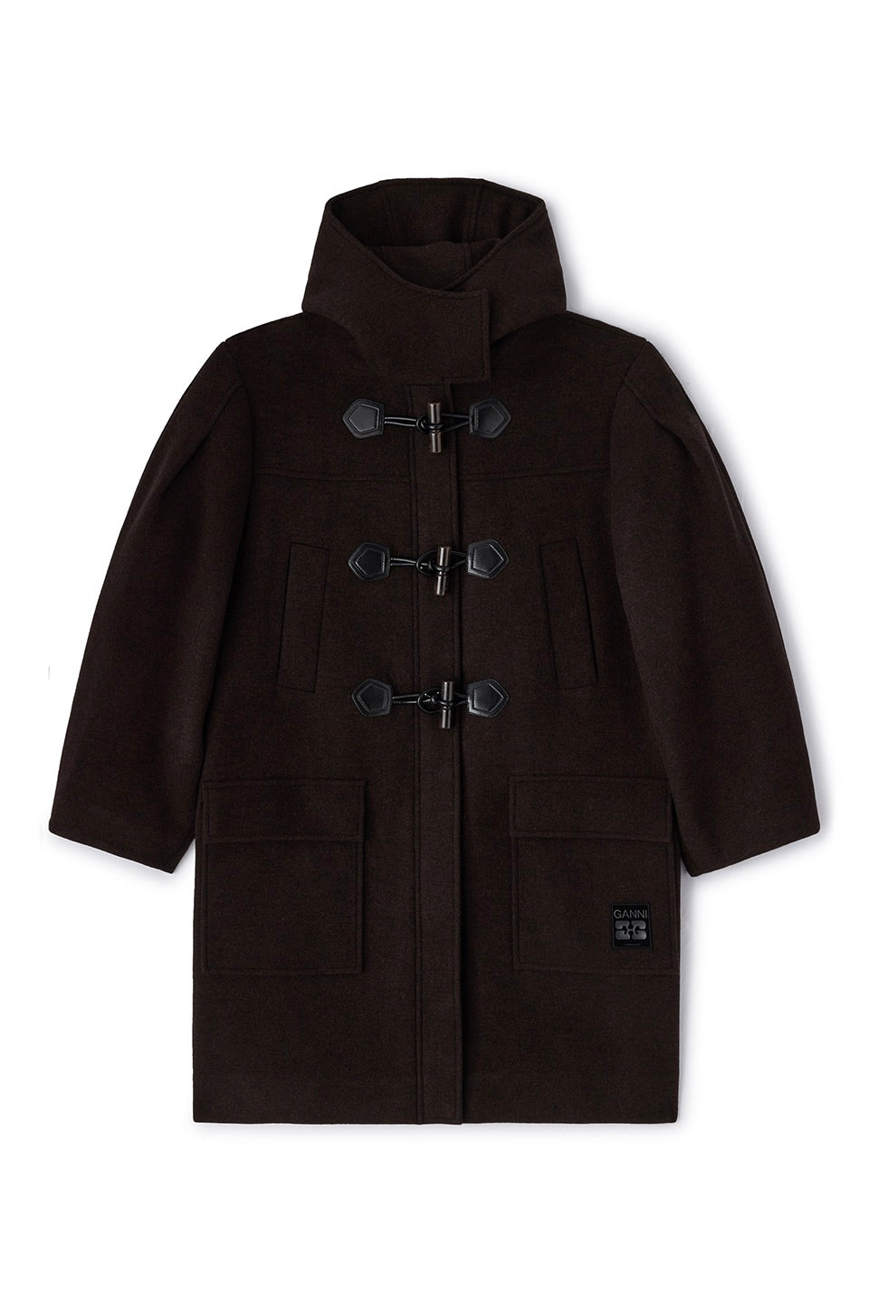 Peacoat Wool Duffle Coat Demitasse