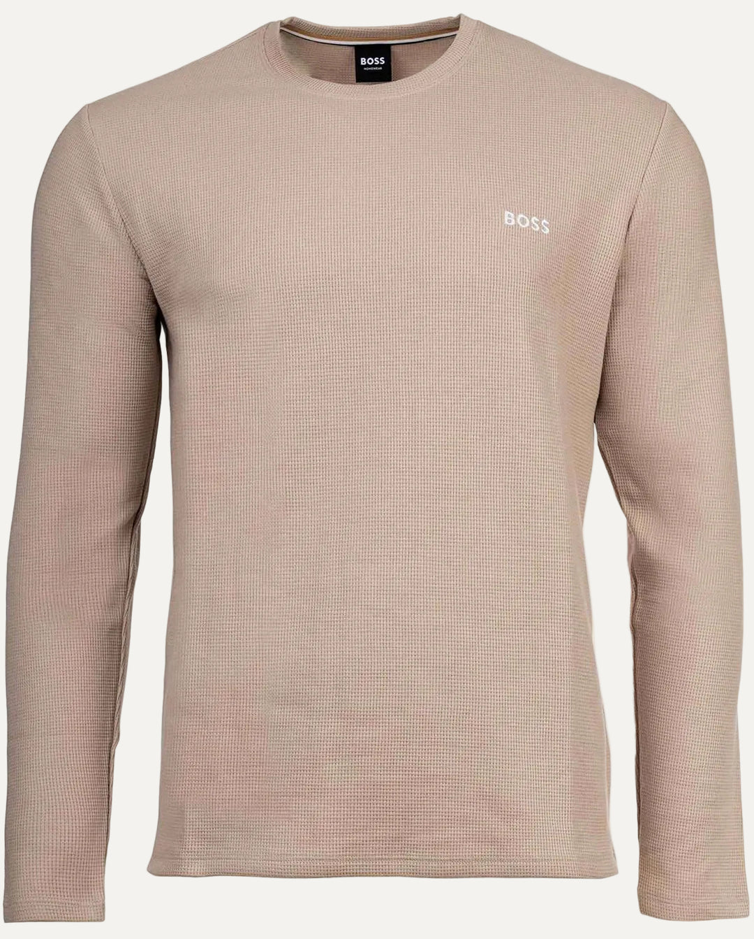 Waffle LS-Shirt Light Beige