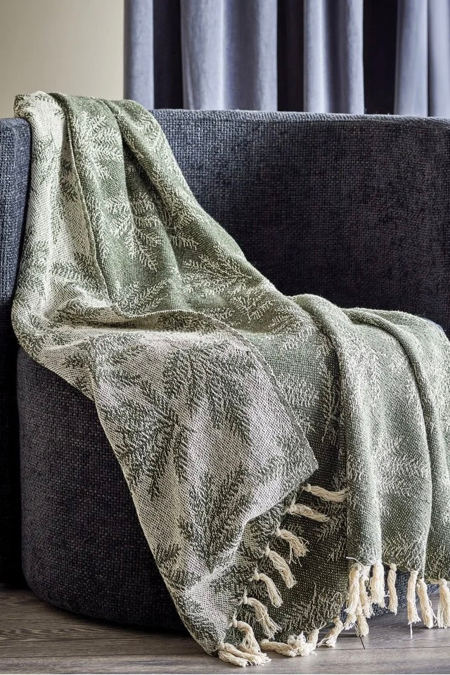 BLOOMINGVILLE Gabriela Throw Green - Dale