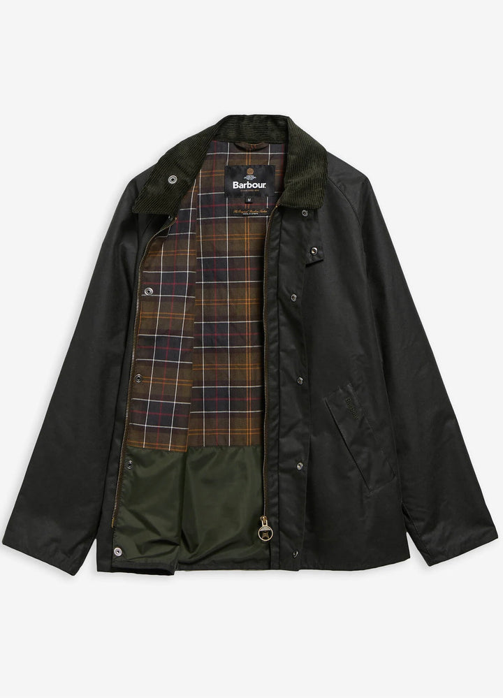 Barbour Tracker Wax Jacket Sage