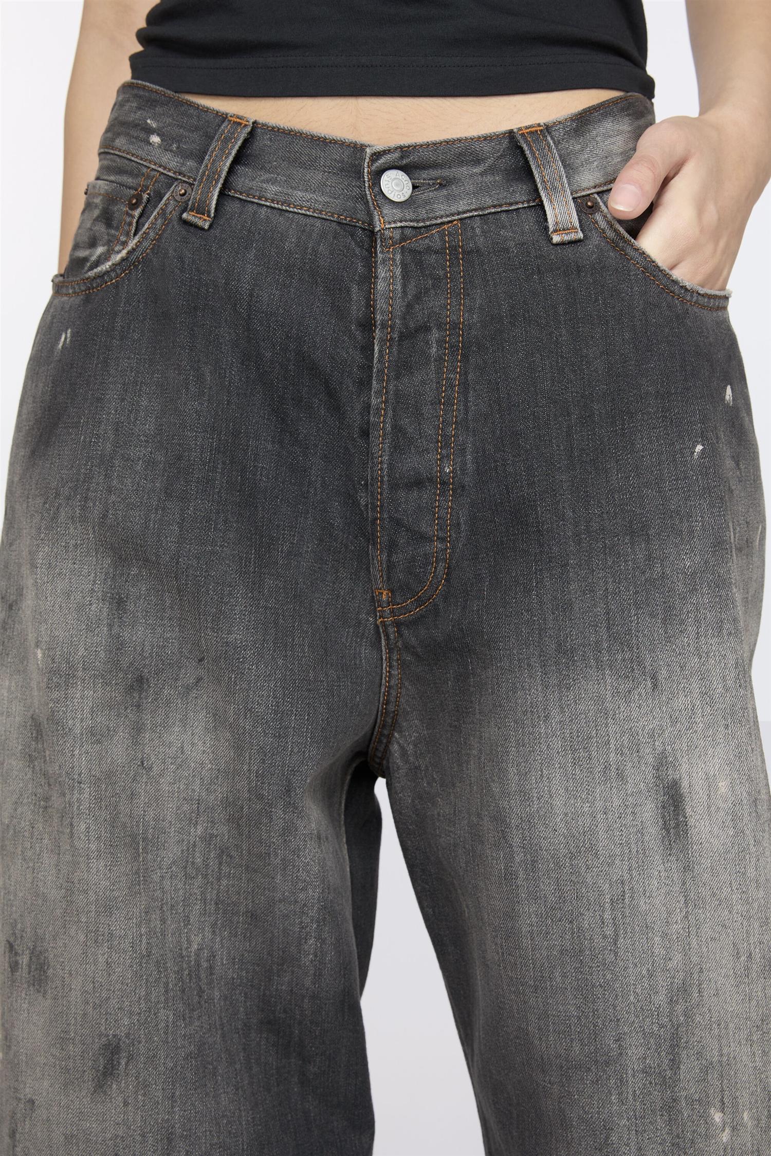 パンツ Acne Studios Super Baggy Fit 2023F black Acne Studios - 2023F Super Baggy Fit Jeans in Black