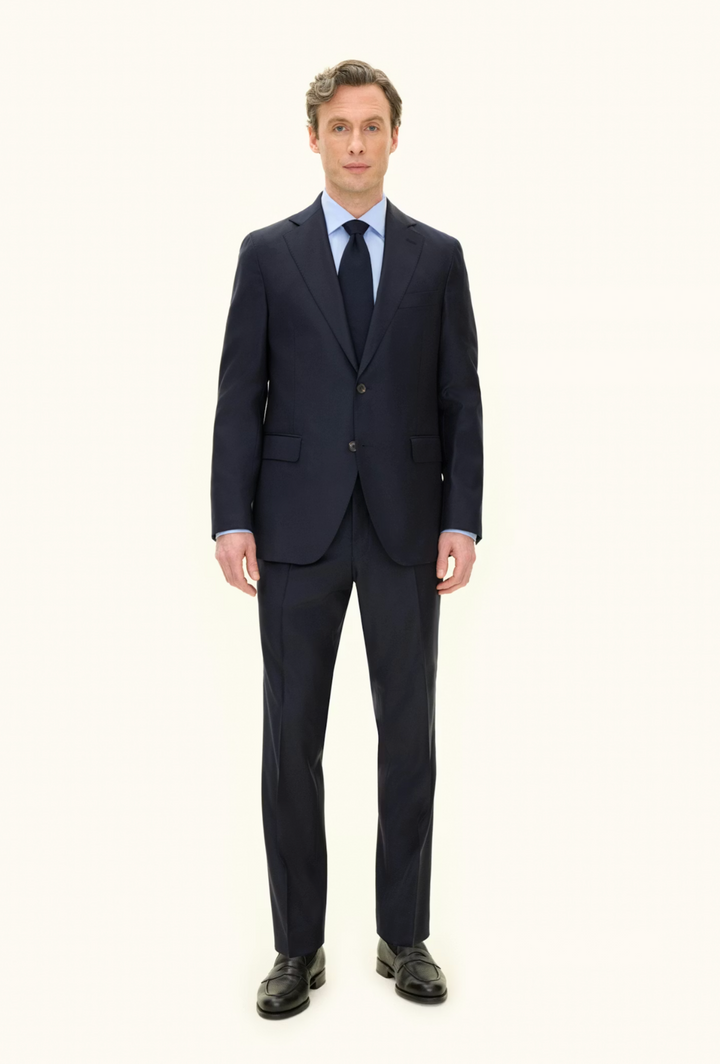 Fogerty Dandy Loro Piana Suit Navy