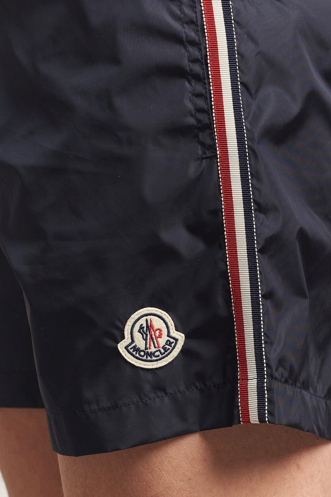 Tricolour-Trimmed Swim Shorts Navy