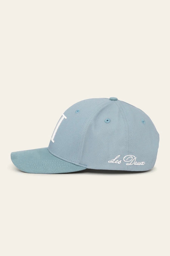 Baseball Cap Suede II Faded Denim Blue