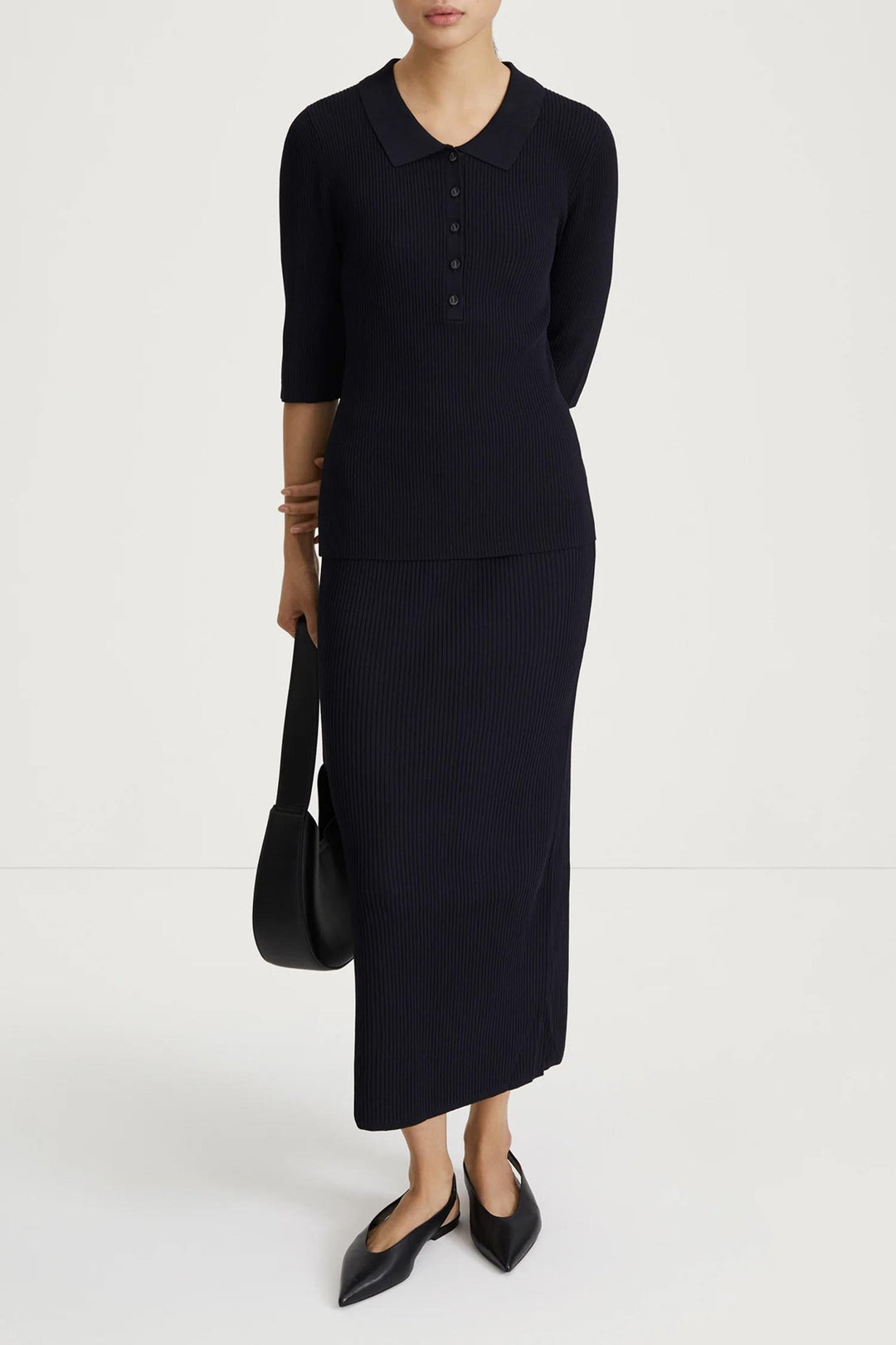 Pomerola Skirt Navy