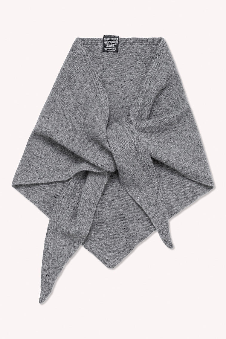 Mina Merino Scarf Grey Melange